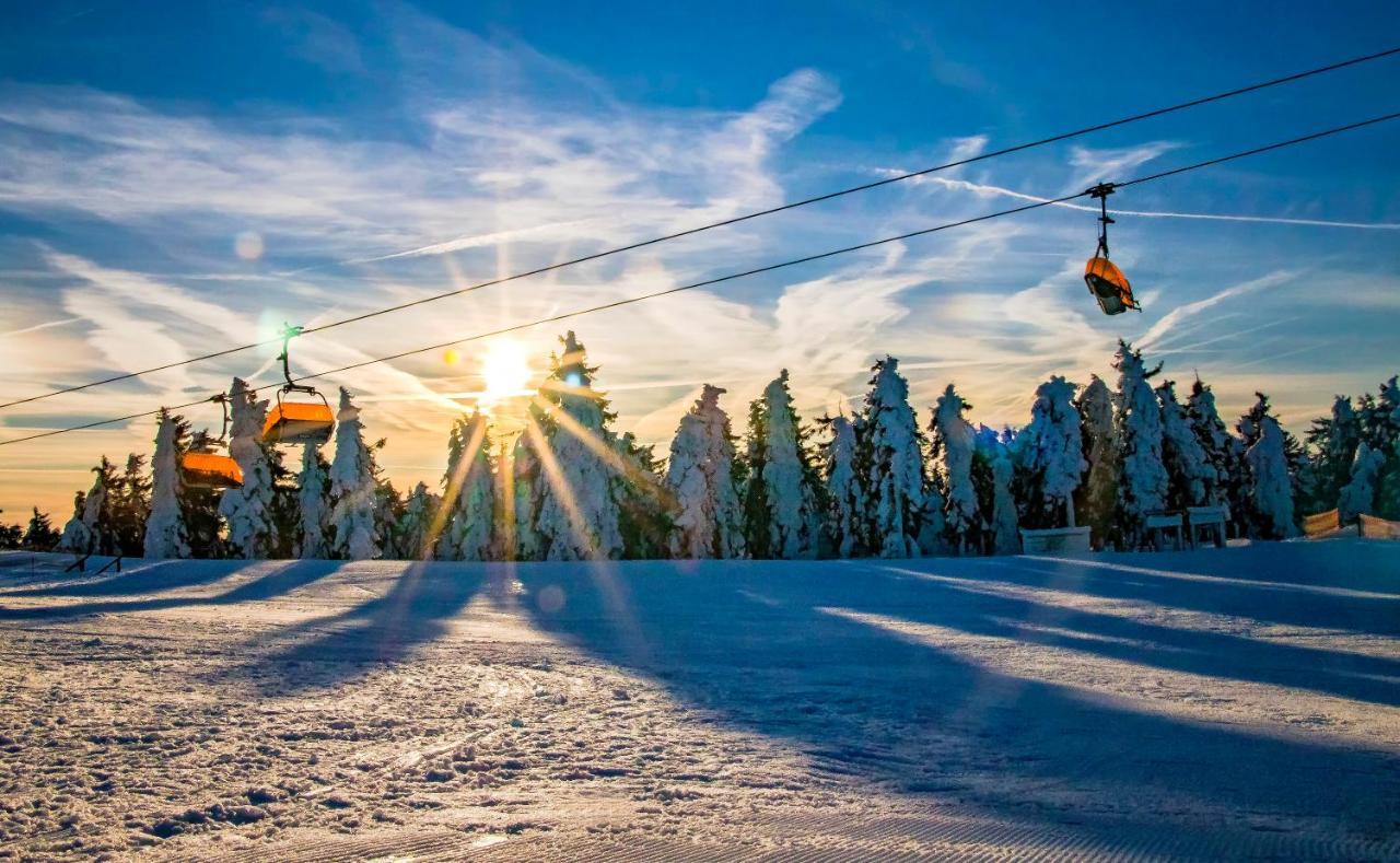 Mountain Apartment Klinovec Atomic Лоучна-под-Клиновцем Экстерьер фото
